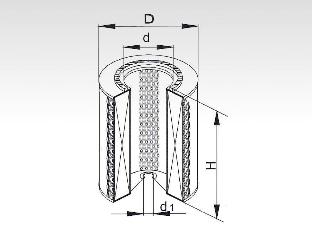 Воздушный фильтр фильтр NEVSKY FILTER NF4673